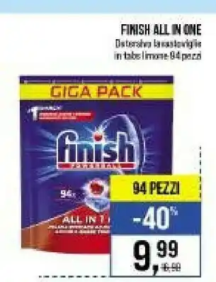 Caddy's Finish All In One Detersivo Lavastoviglie offerta