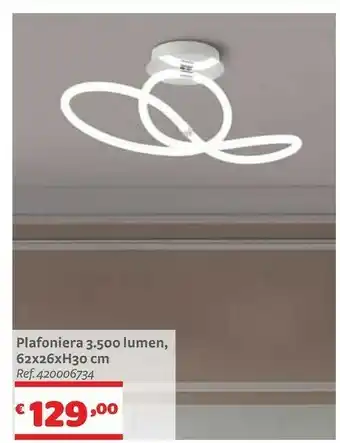 Bricocenter Plafoniera 3.500 Lumen offerta