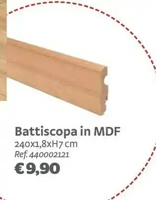 Bricocenter Bricocenter Battiscopa In MDF offerta