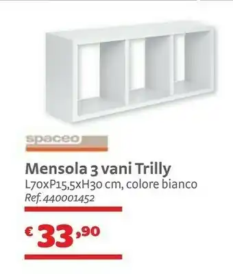 Spaceo Mensola 3 Vani Trilly