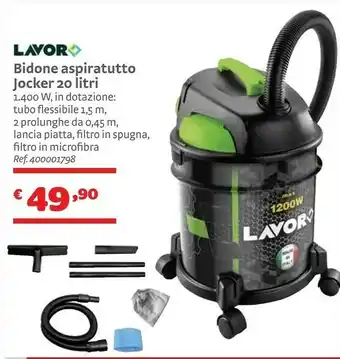 Lavor Bidone Aspiratutto Jocker
