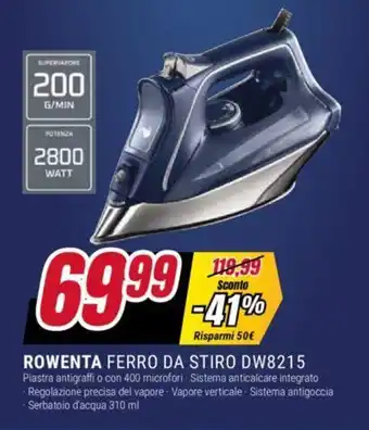 Trony ROWENTA FERRO DA STIRO DW8215 offerta