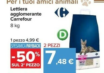 Carrefour Carrefour Lettiera Agglomerante offerta