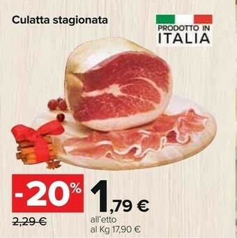 Carrefour Culatta Stagionata offerta