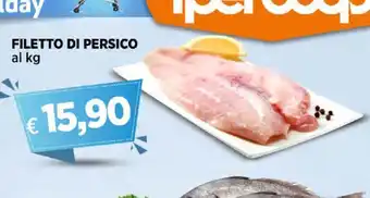 Ipercoop FILETTO DI PERSICO al kg offerta