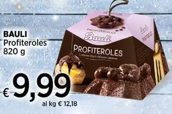 Ipercoop BAULI Profiteroles 820 g offerta