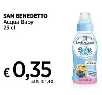 Ipercoop SAN BENEDETTO Acqua Baby 25 cl offerta