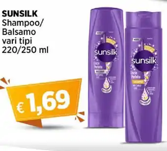 SUNSILK Shampoo/ Balsamo vari tipi 220/250 ml