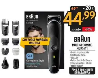Sinergy BRAUN MULTIGROOMING MGK5411 offerta