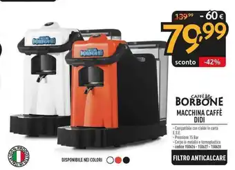Sinergy CAFFE BORBONE MACCHINA CAFFÈ DIDI offerta