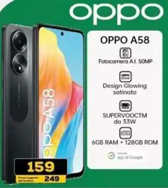 Euronics OPPO A58 offerta