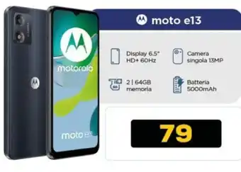 Euronics motorola moto e13 offerta