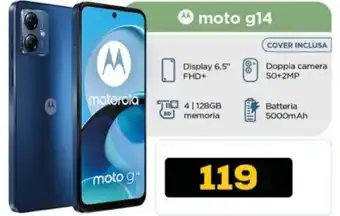 Euronics motorola moto g14 offerta