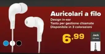 Euronics Auricolari a filo offerta