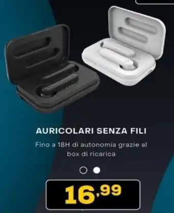 Euronics AURICOLARI SENZA FILI offerta