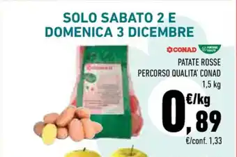 Conad PATATE ROSSE PERCORSO QUALITA' CONAD offerta