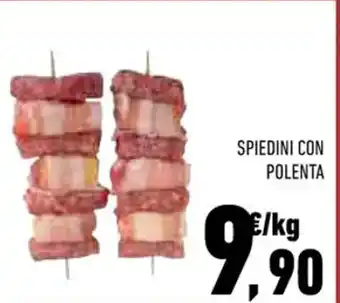 Conad SPIEDINI CON POLENTA offerta