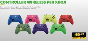 Euronics CONTROLLER WIRELESS PER XBOX offerta