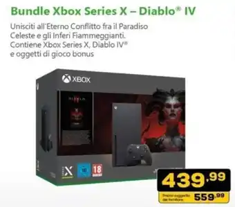 Euronics Bundle Xbox Series X - Diablo IV offerta