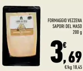 Conad FORMAGGIO VEZZENA SAPORI DEL MASO offerta