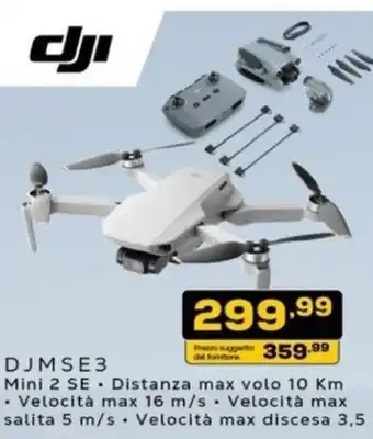 Euronics dji DJMSE3 Mini 2 SE offerta