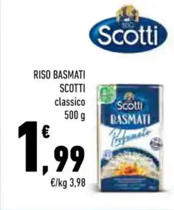Conad RISO BASMATI SCOTTI classico 500 g offerta