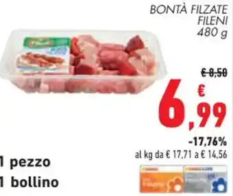 Conad BONTÀ FILZATE FILENI 480 g offerta
