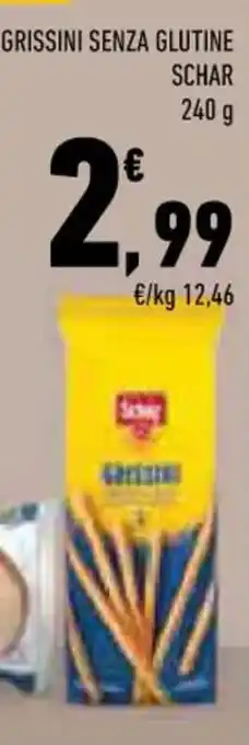 Conad GRISSINI SENZA GLUTINE SCHAR 240 g offerta