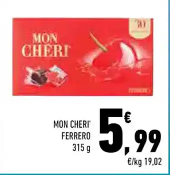 Conad MON CHERI' FERRERO 315 g offerta