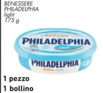 Conad BENESSERE PHILADELPHIA light 175 g offerta