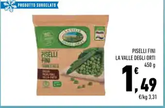 Conad PISELLI FINI LA VALLE DEGLI ORTI 450 g offerta