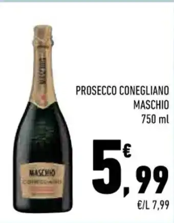 Conad PROSECCO CONEGLIANO MASCHIO 750 ml offerta