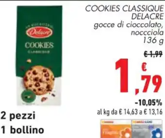 COOKIES CLASSIQUE DELACRE 136 g