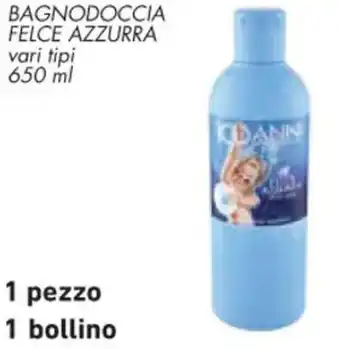 Conad BAGNODOCCIA FELCE AZZURRA vari tipi 650 ml offerta