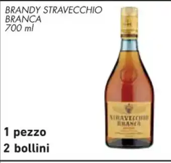Conad BRANDY STRAVECCHIO BRANCA 700 ml offerta