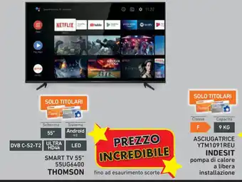 Spazio Conad SMART TV 55" 55UG6400 THOMSON offerta