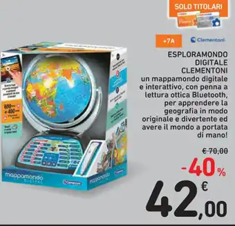 Spazio Conad ESPLORAMONDO DIGITALE CLEMENTONI offerta