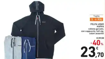 FELPA UOMO KAPPA