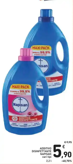 Spazio Conad ADDITIVO DISINFETTANTE NAPISAN vari tipi 2,2 l offerta