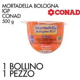 Conad MORTADELLA BOLOGNA IGP CONAD 500 g offerta