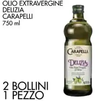 OLIO EXTRAVERGINE DELIZIA CARAPELLI 750 ml