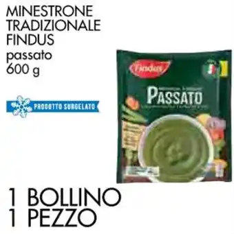 Conad MINESTRONE TRADIZIONALE FINDUS passato 600 g offerta