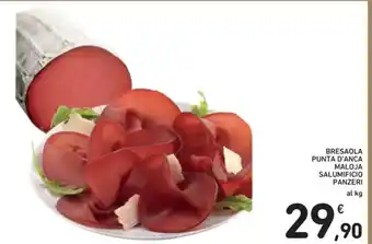 Spazio Conad BRESAOLA PUNTA D'ANCA MALOJA SALUMIFICIO PANZERI offerta