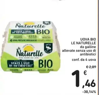 Spazio Conad UOVA BIO LE NATURELLE offerta