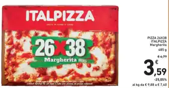 Spazio Conad PIZZA 26X38 ITALPIZZA Margherita 485 g offerta