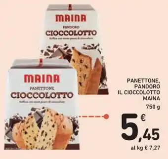 Spazio Conad PANETTONE, PANDORO IL CIOCCOLOTTO MAINA 750 g offerta