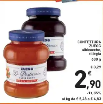 Spazio Conad CONFETTURA ZUEGG albicocche, ciliegia 600 g offerta