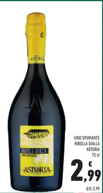 Conad VINO SPUMANTE RIBOLLA GIALLA ASTORIA 75 cl offerta