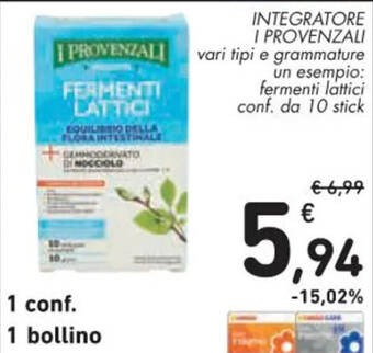 Spazio Conad INTEGRATORE I PROVENZALI offerta