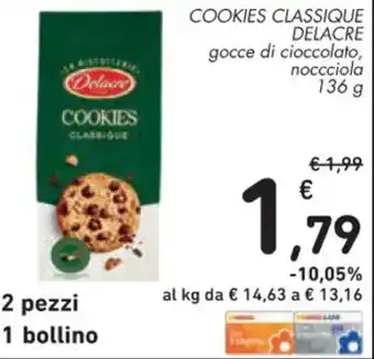 COOKIES CLASSIQUE DELACRE 136 g